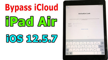 Bypass iCloud iPad Air iOS 12.5.7 When Activation Lock