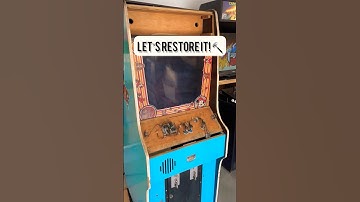 It Was in a Fire! 😱 Restoring an Original Nintendo Donkey Kong Arcade Cabinet!