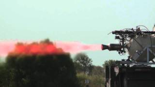 Armadillo Aerospace liquid fuel rocket engine test firing