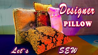 LET`S MATCH PILLOW FABRIC PATTERN TO LOOK CONTINUOUS AS WHOLE ALL AROUND PILLOW