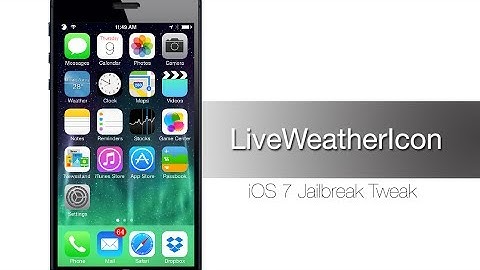 LiveWeatherIcon iOS 7 Jailbreak Tweak: Hands-on - iPhone Hacks
