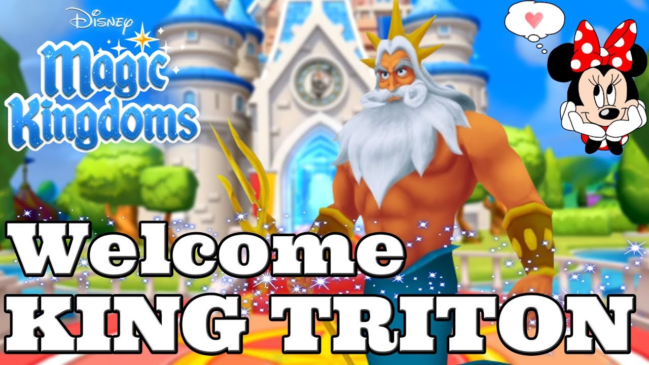 beautycon WELCOME KING TRITON 🧜♂️ THE LITTLE MERMAID in Disney Magic Kingdoms | Gameplay Walkthrough Ep.311