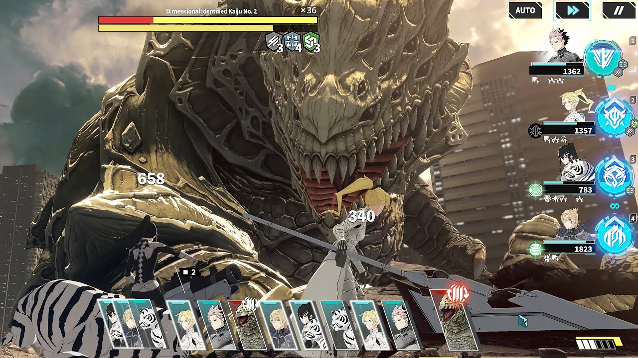 【KAIJU NO.8 THE GAME】 Fierce Battle Area — Tachikawa 32, 33, 35, 36 【F2P】