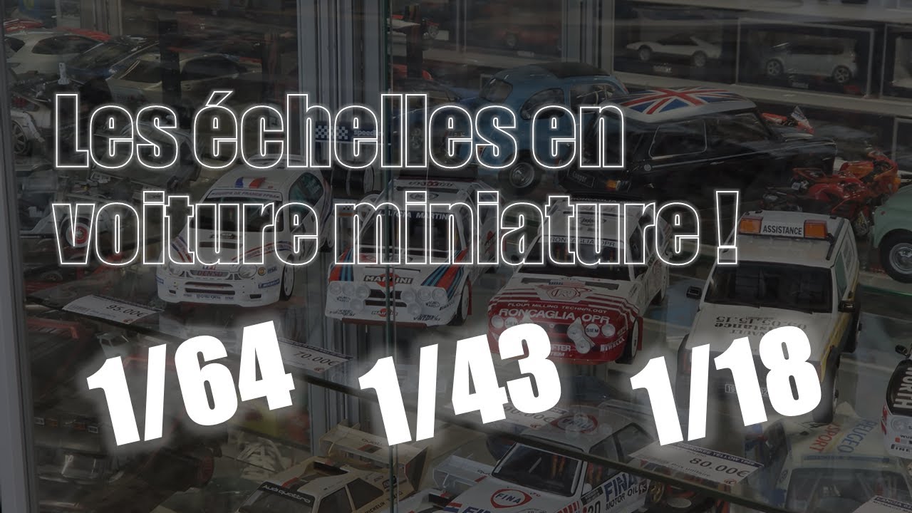 Les échelles des voitures miniatures, le guide - AN Model Cars