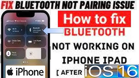 how to fix iOS 16 Bluetooth Issue || Bluetooth keeps Disconnecting from iPhone  Bluetooth Spinning