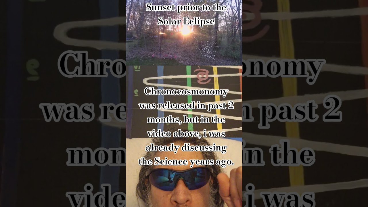 Scientific research ongoing for many years #chronocosmonomy