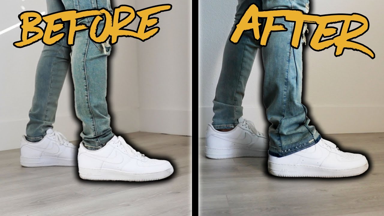 How to add a FLARE PANEL to your Jeans (Explained) | JULIUS - YouTube