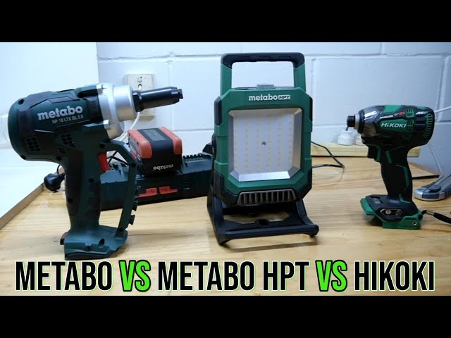 Black+Decker/Porter-Cable/Stanley to Hitachi & Hikoki & Metabo HPT