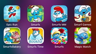 The Smurfs Magic Match,Bubble Story,Time Bookful,Bakery,The Smurfs Games,Village,The Smurfs Epic Run screenshot 3