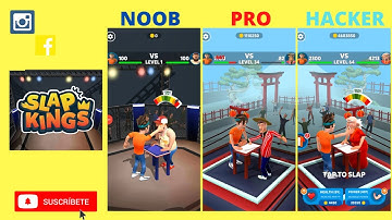 NOOB + PRO + HACKER - Slap Kings (GAMEPLAY WALKTHROUGH)