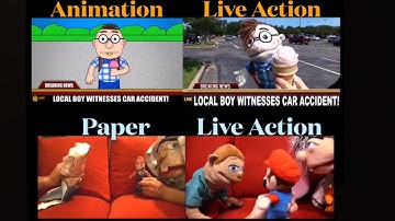 SML Movie: Cody The Movie Star Animation + Live Action Side by Side + Jeffy’s Nightmare Side by Side