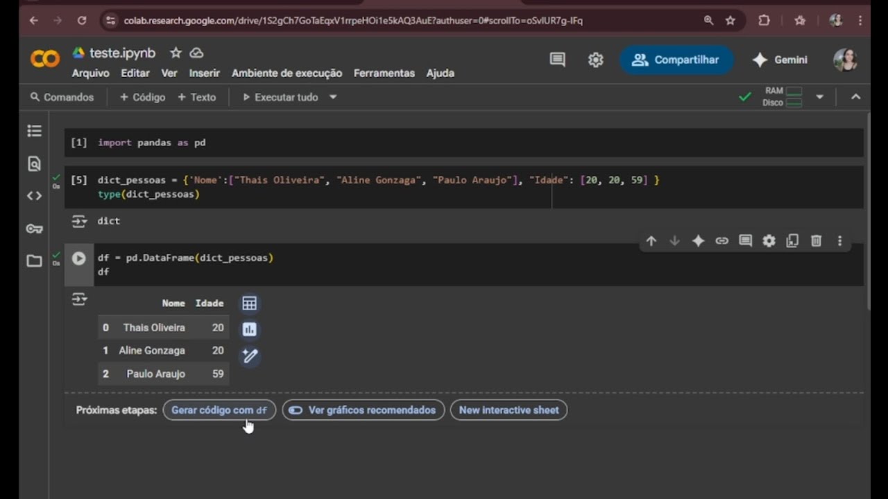 Gerando um arquivo csv com Python e Pandas - YouTube