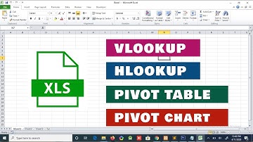 Excel VLOOKUP | HLOOKUP | PIVOT TABLE | PIVOT CHART Tutorial - PART 2
