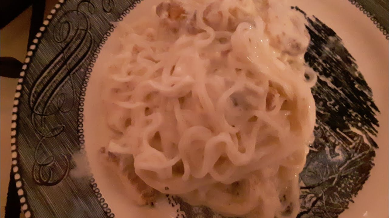 Keto chicken fettuccine alfredo!! Super easy!! How to cook shirataki