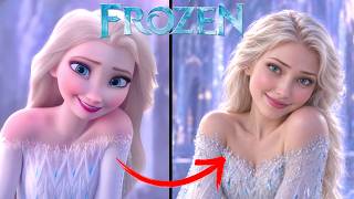 Frozen Princesses In Real Life | AI Live Action