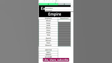 #shorts #trending 🤔 How to Create a Drop-Down List in Excel