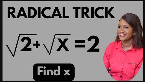 RADICAL TRICK  | NICE MATH OLYMPIAD | ALGEBRA | CAN YOU SOLVE