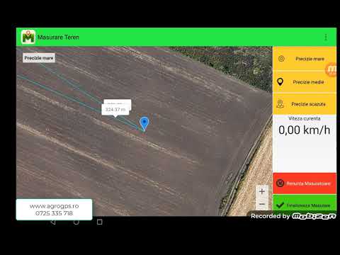 Agro GPS masurare teren pentru APIA cu precizie de 2cm