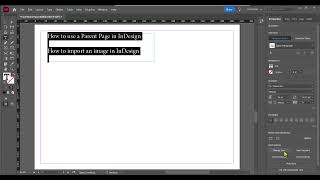 How to use text boxes in InDesign