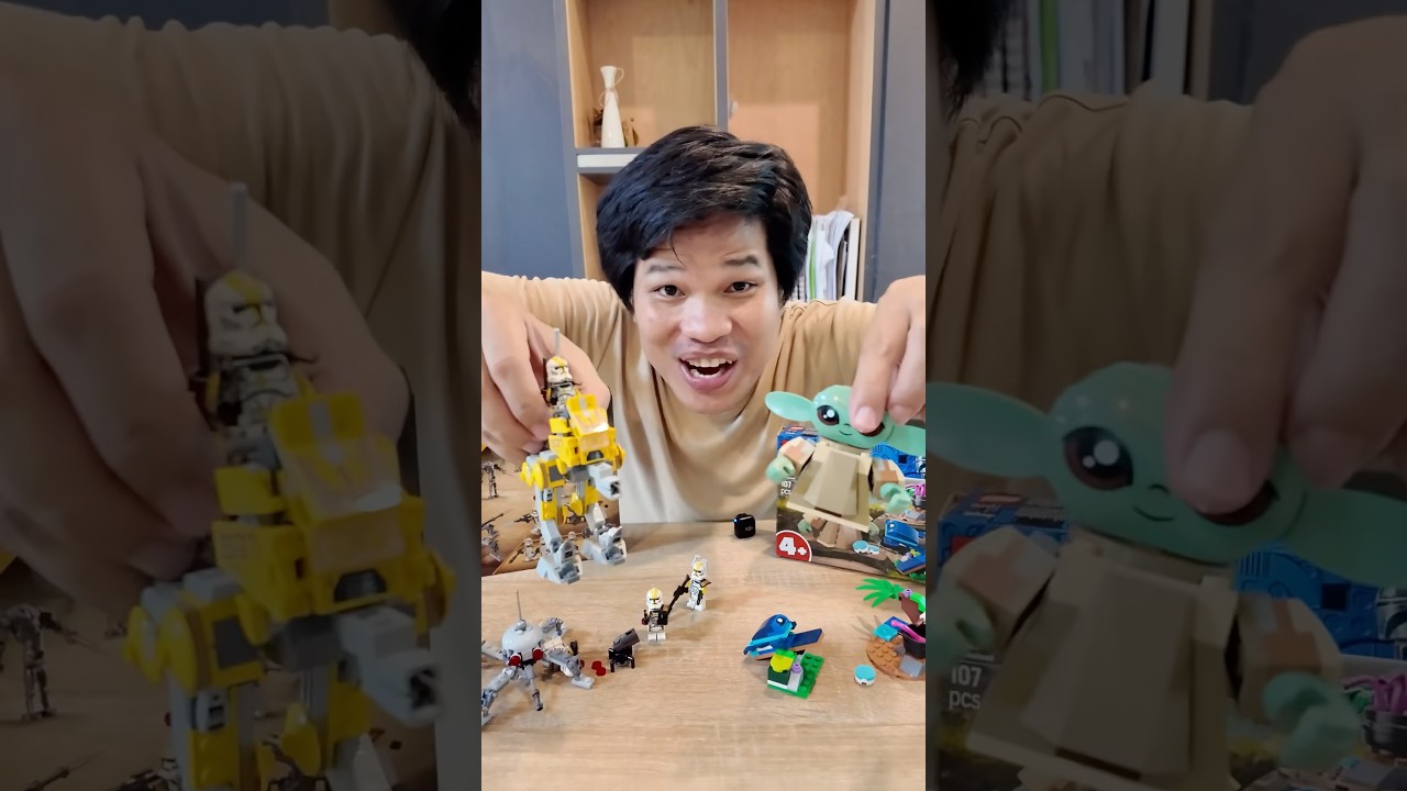 ต่อ Lego star wars 2 กล่อง ทีมโกรกู VS ทีมดรอยด์? สนุกมาก