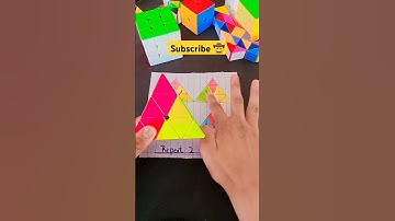 Pyraminx Cube Tutorial 🤯🤯 #rubikscube #tutorial #shorts