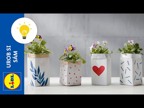 Video: Urob si sám tip na kvetináč – ako si vyrobiť vlastný kvetináč