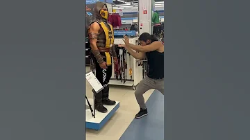 Scorpion Vs Bodybuilder Mortal Kombat Battle 