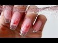 [셀프네일/ENG] 보기만해도 청량한 탄산수네일/Sparkling Water Nails/필오프베이스젤 후기/투명네일/시원한네일/selfnail/bubble nails/nailart