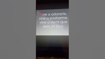 Thumbnail of cantemos 😄🎶Vine adorarte