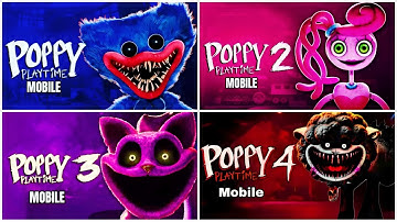 Poppy Playtime Chapters 1 2 3 4 MOBILE - Full Gameplay Walkthrough + Ending (No Commentary)
