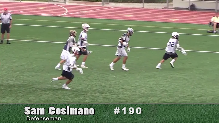 Sam Cosimano Lacrosse:  Gilman 2018