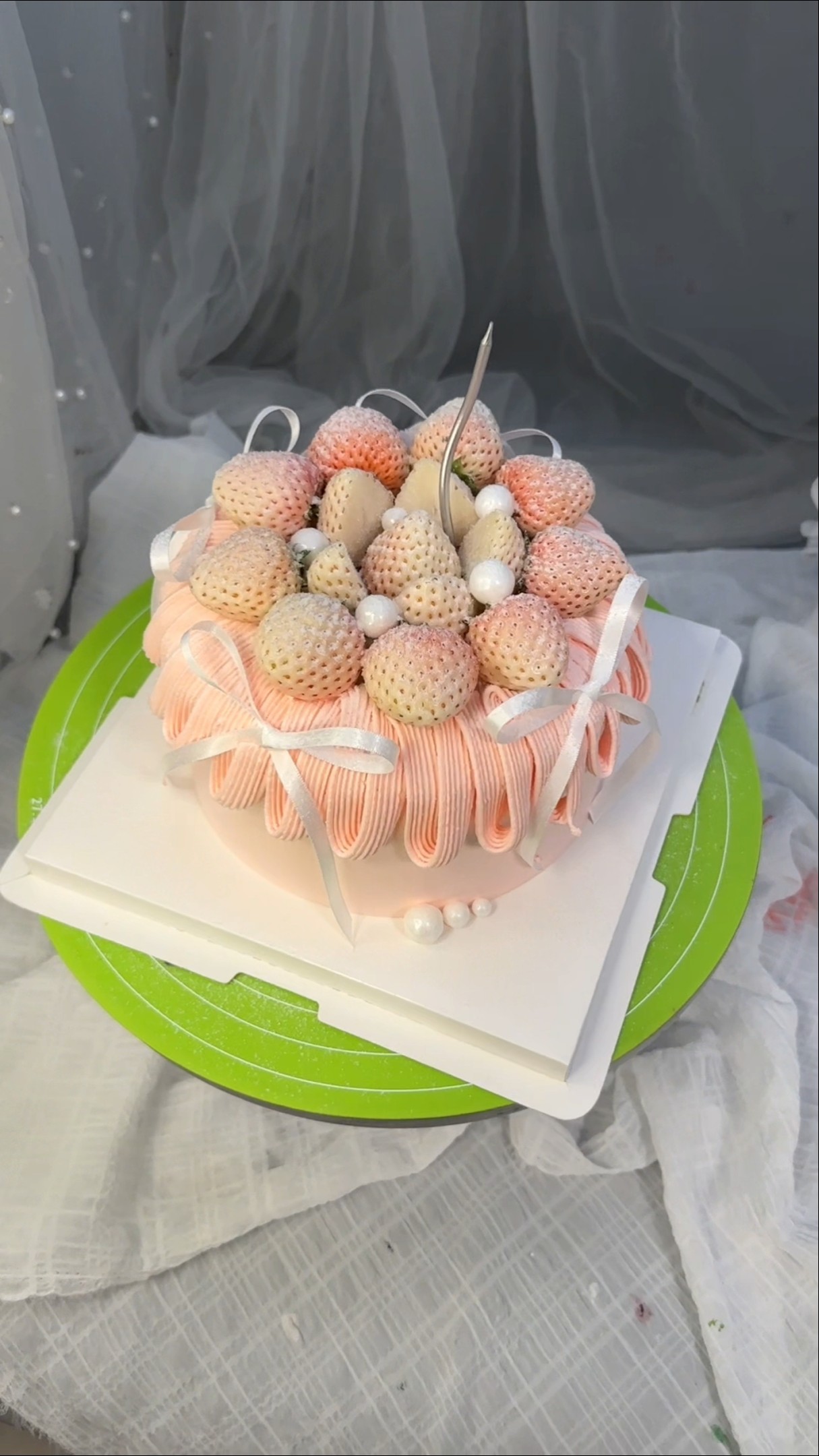 Production process Technical training Hands-on teaching Internet celebrity cake Cake topping Simple