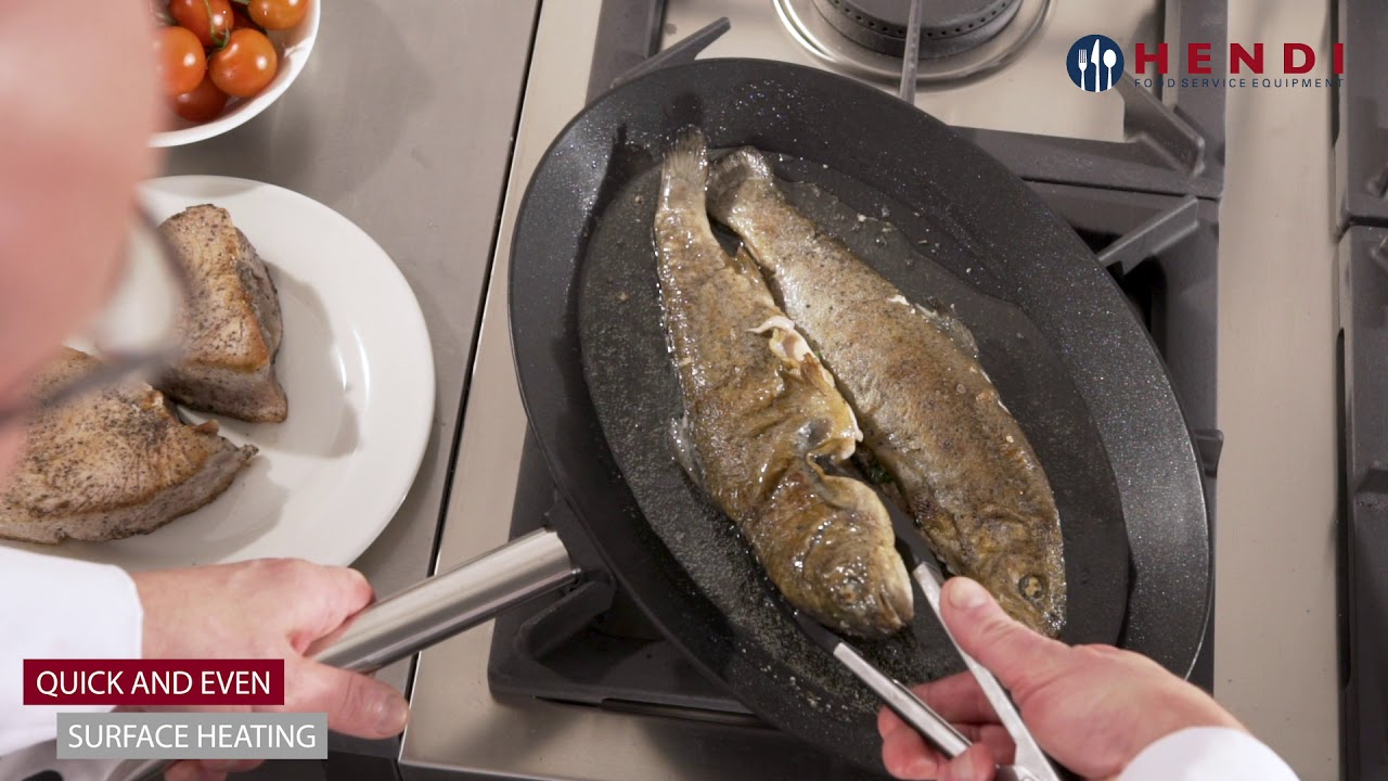 HENDI Fish frying pan oval 