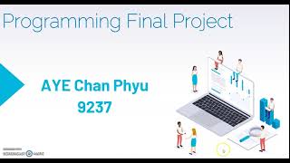 11219237 AYE Chan Phyu Work-From-Home Hack by Python Final Project
