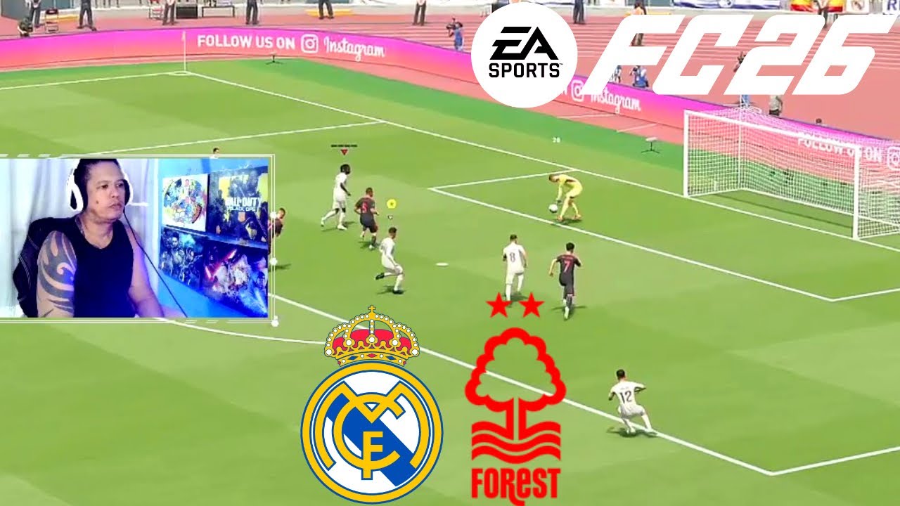 FIFA 26 REAL MADRID X FOREST Rossi Van Persie MODO CARREIRA GAMEPLAY PARTE 01 EA FC 26