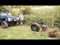 Extreme Dangerous Tree Cutting Fails With Chainsaw - Awesome Car  Tree Stump Puller Working