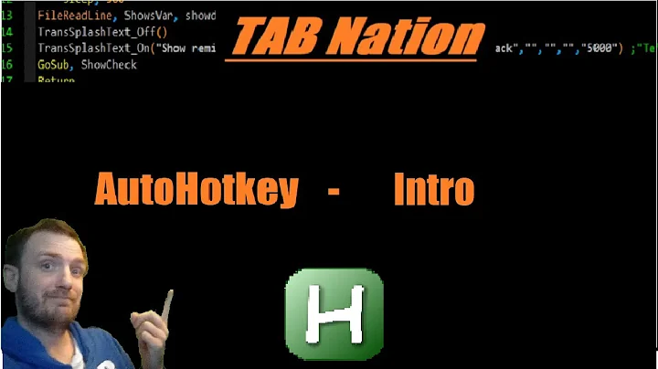 AutoHotkey Intro 13 - OnMessage, SendMessage, PostMessage, Send Data Between Scripts