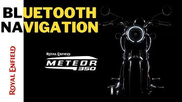 Royal Enfield Meteor 350 Bluetooth Navigation System | Navigation setup