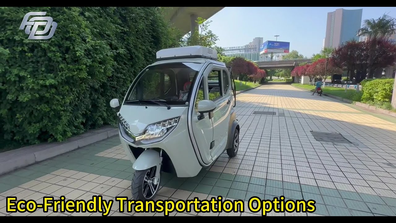 Adult passenger electric tricycle for elderly/3 wheel electric mobility scooter---fodauto.com