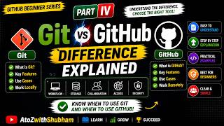 Git vs GitHub | Difference Explained | GitHub Tutorial for Beginners