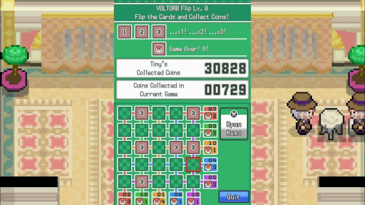 HGSS Voltorb Flip 50000 Coins + 3 Shinys in 10 Minutes YouTube