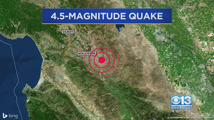 4.5 magnitude earthquake strikes near Hollister, felt in NorCal