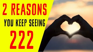 2 Reasons Why You Keep Seeing 222 | Angel Number 222 Meaning