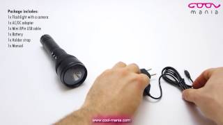 LED flashlight with Hidden HD Camera (www.cool-mania.com) screenshot 3