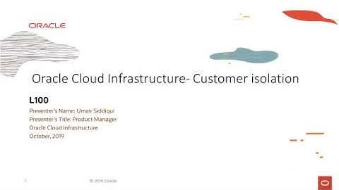 Security - Level 100 - Part 2 - Customer Isolation