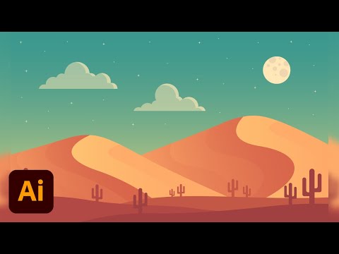 How To Make Vector Landscape?