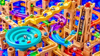 No Talking | Marble Run ASMR – Calm Spiral Journey & Gentle Glass Marble Sounds screenshot 3