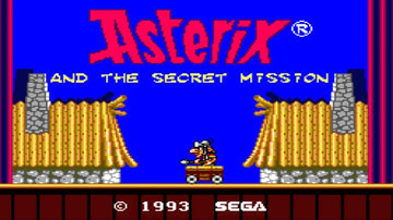 Asterix - And the Secret Mission (1993) Intro and Demo