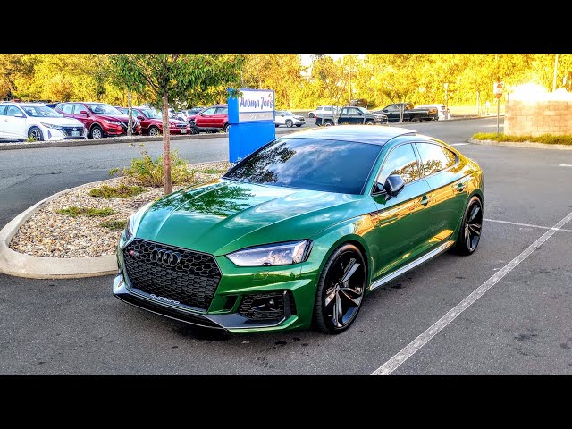 2021 AUDI RS-5 TWIN TURBOCHARGED 2.9L V6 444HP EXT SONOMA GREEN