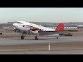 Kenn Borek Air DC-3 Turbine [C-GVKB] Taxi and Takeoff from Calgary Airport ᴴᴰ